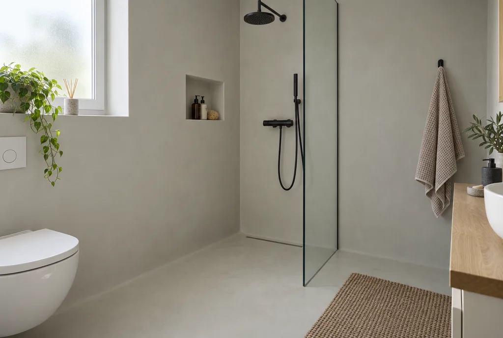 Visualisierung: Kleines Duschbad über Eck, Terra INCON